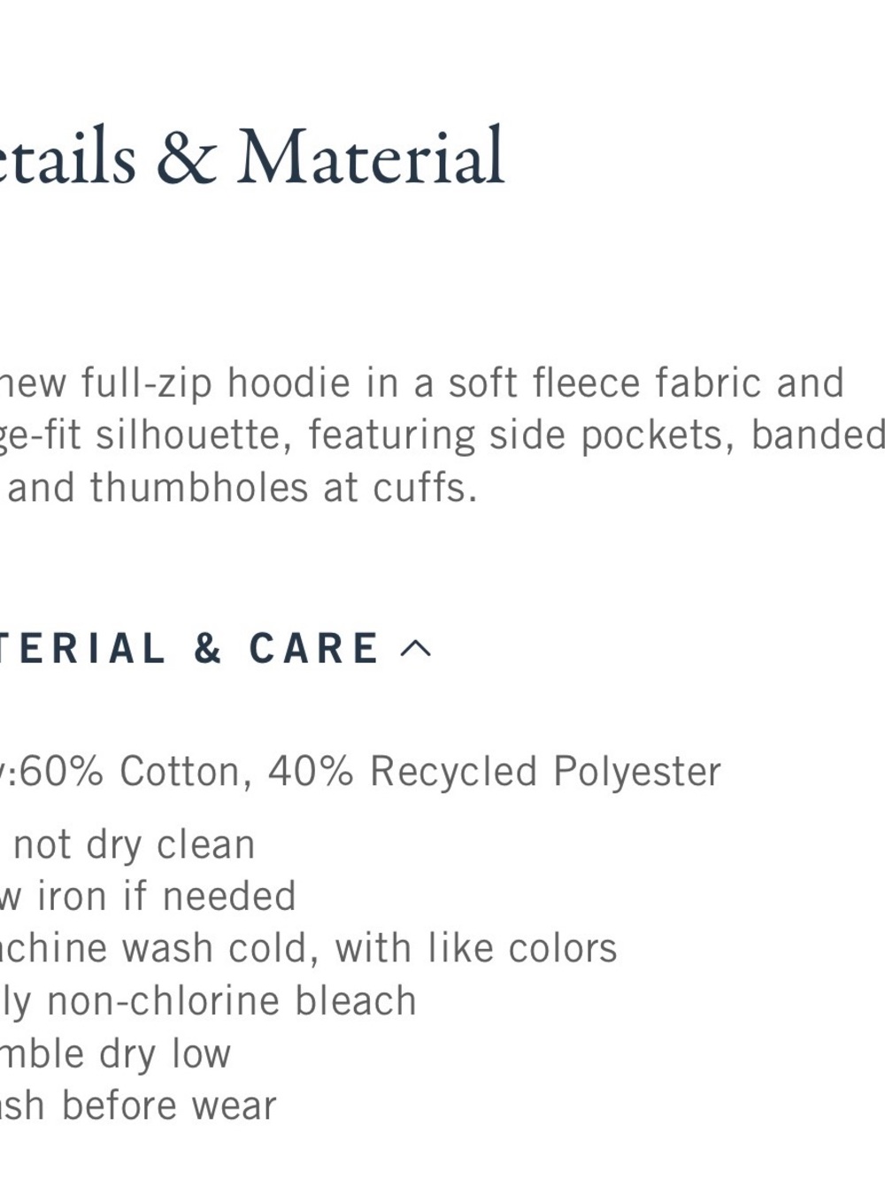 abercrombie kids  Full-Zip Hoodie 9/10 - Picture 8 of 8